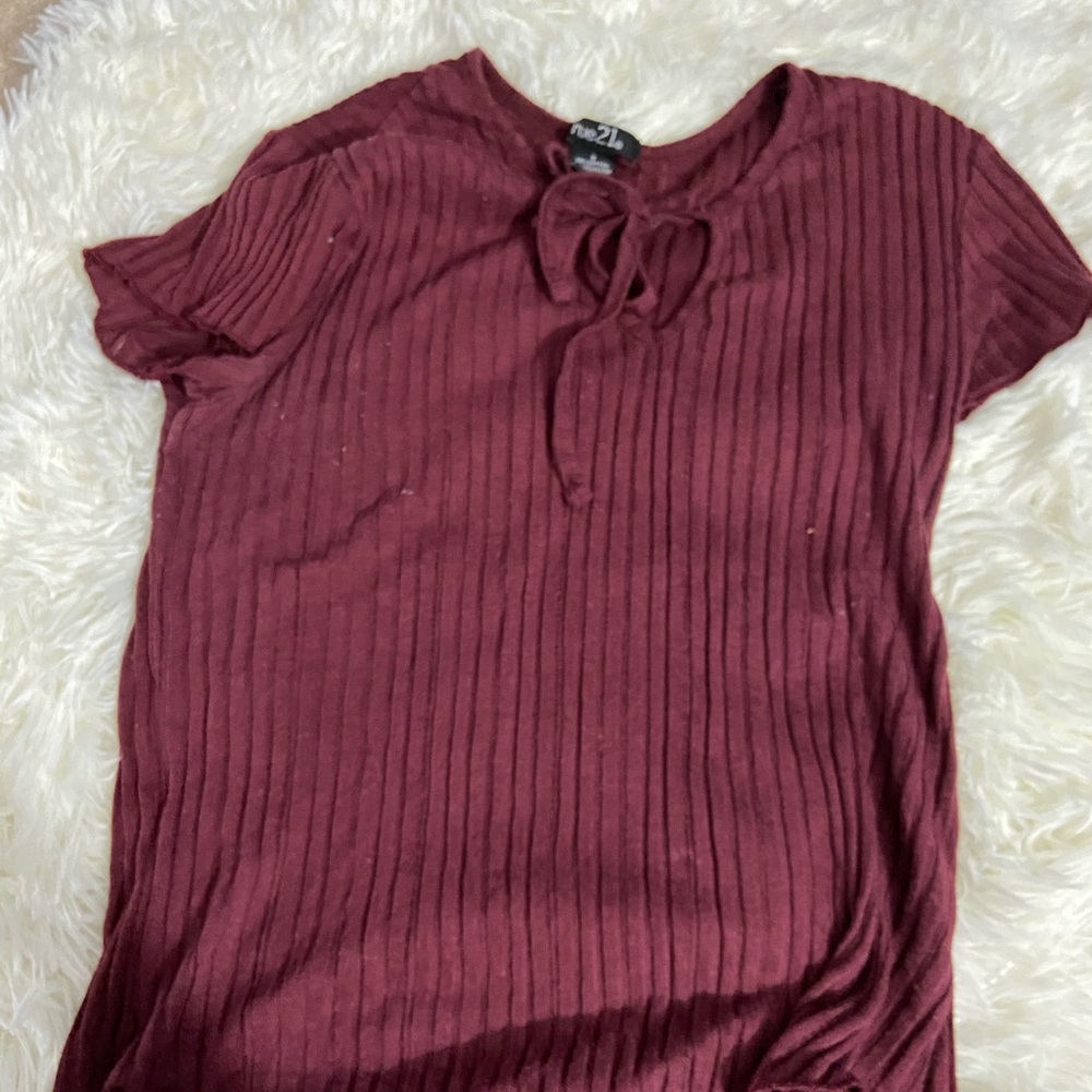 maroon girls shirt